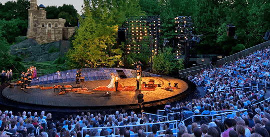 Delacorte Theater in Central park
